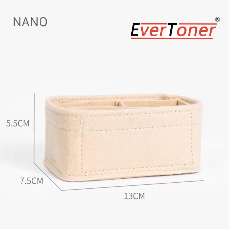 

EverToner Inner Bag Insert Organizer Dupont Paper Storage Durable Bag Liner Support Shaper For l-v Vanity Bag Organizer