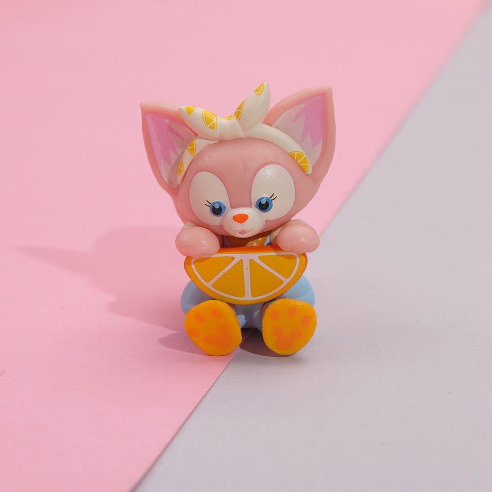 Cute Lemon Fox Wreath DIY Pendant Ornaments - Winter Belle Collection Blind Box