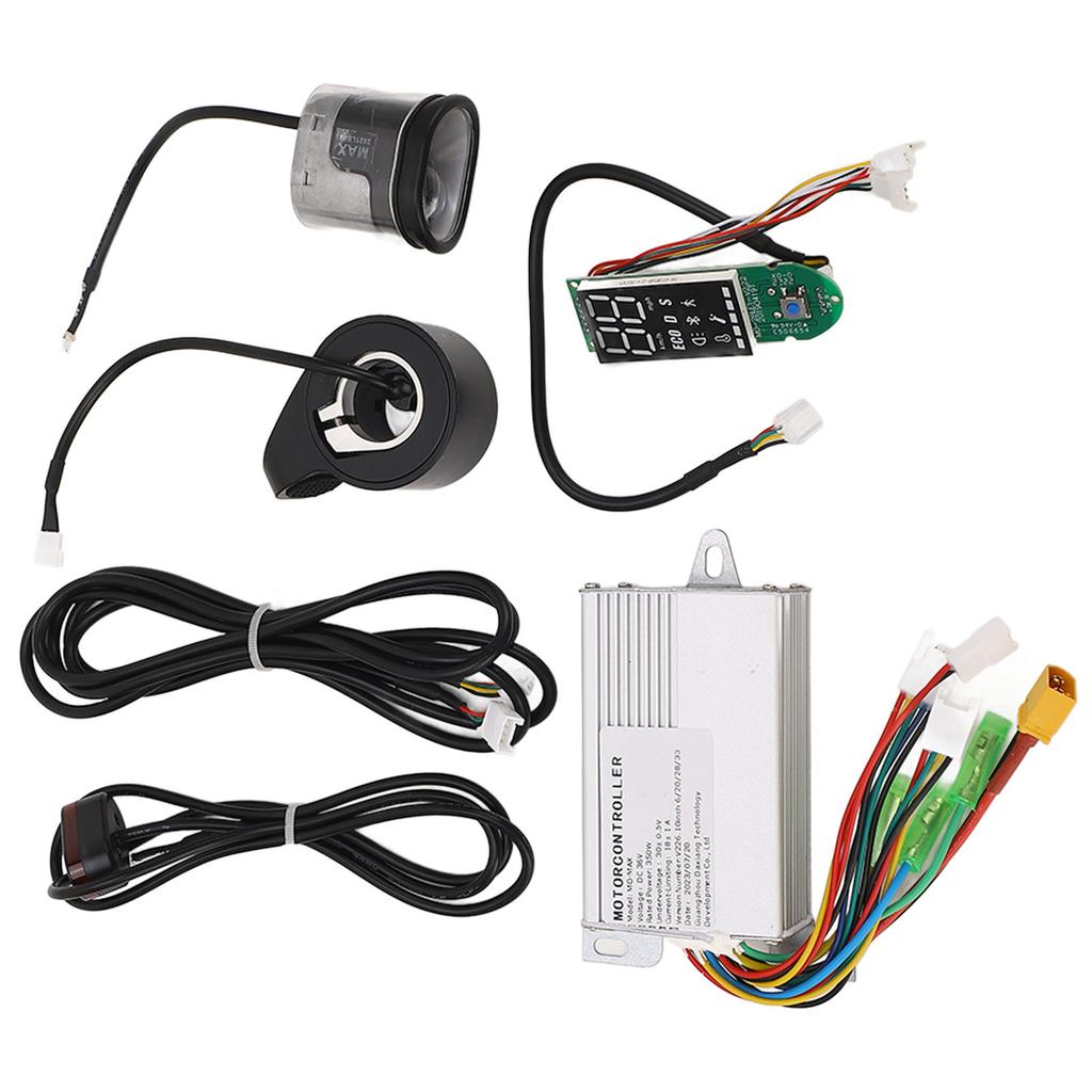 10 Inch Electric Scooter Front Light Universal 12?72V 2 in 1 Electric Bike Horn Headlight for Cycling Accessories