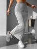 Cross2025 Fall High-Waisted Knit Skirt Pants