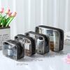 Large Capacity Transparent Waterproof PVC Cosmetic and Toiletry Travel Bag with Portable Zipper