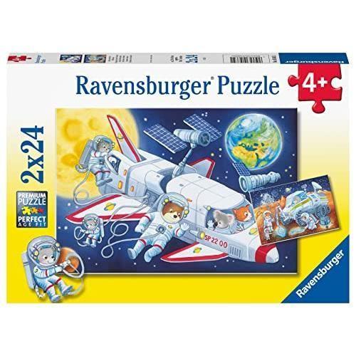 Puzzle enfant Ravensburger - Reise durch den Weltraum - 2x24 pièces - Intérieur - Mixte