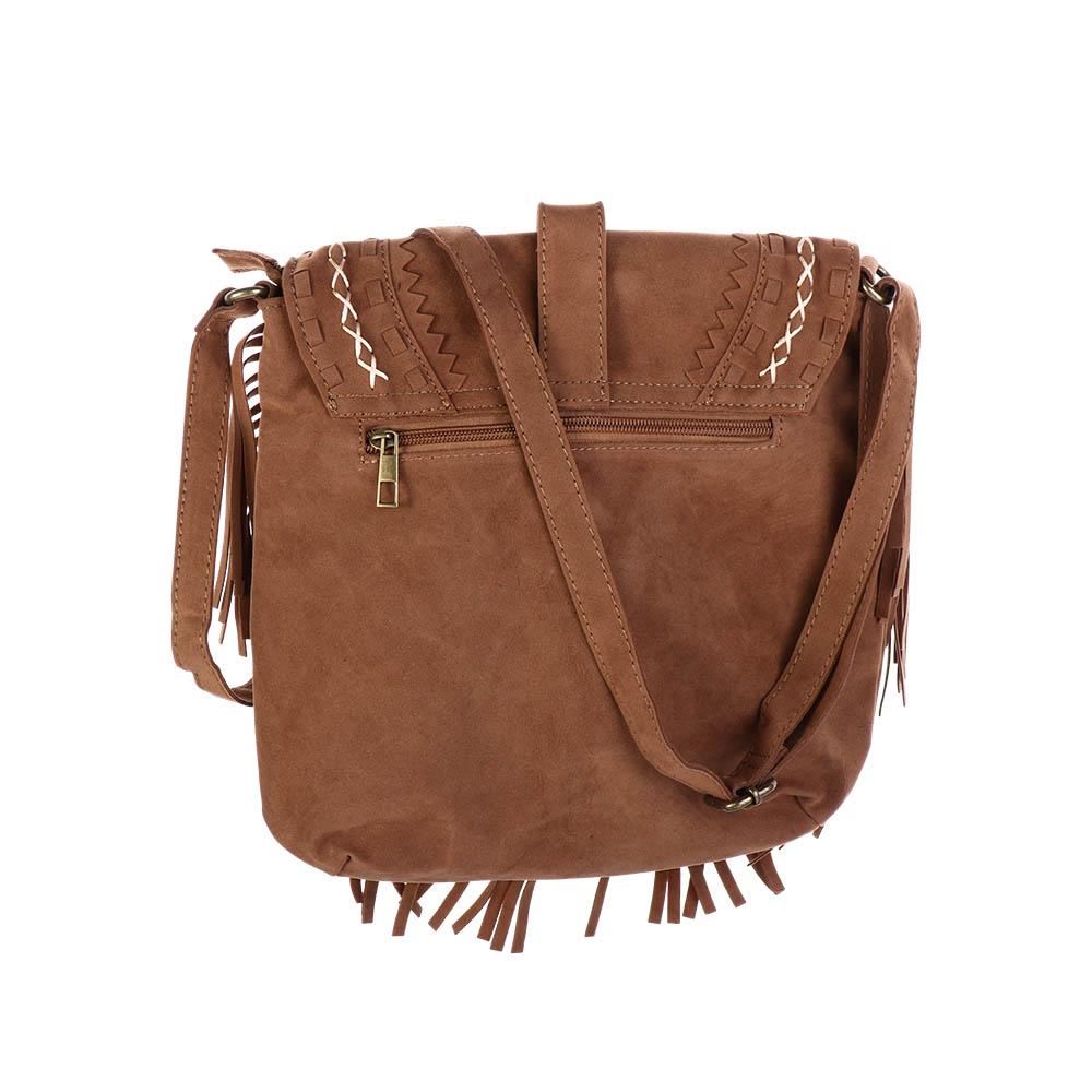 Cowboy Suede Saddle Bag Mobile Phone Bag Shoulder Bag Female Handbag Women Crossbody Bag Tassel Bag
