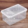 Reptile Feeding Box Tortoise Habitat Side Ventilation Hole Habitat Insect Feeding Box Terrarium Tank Escape Proof Feeding Box