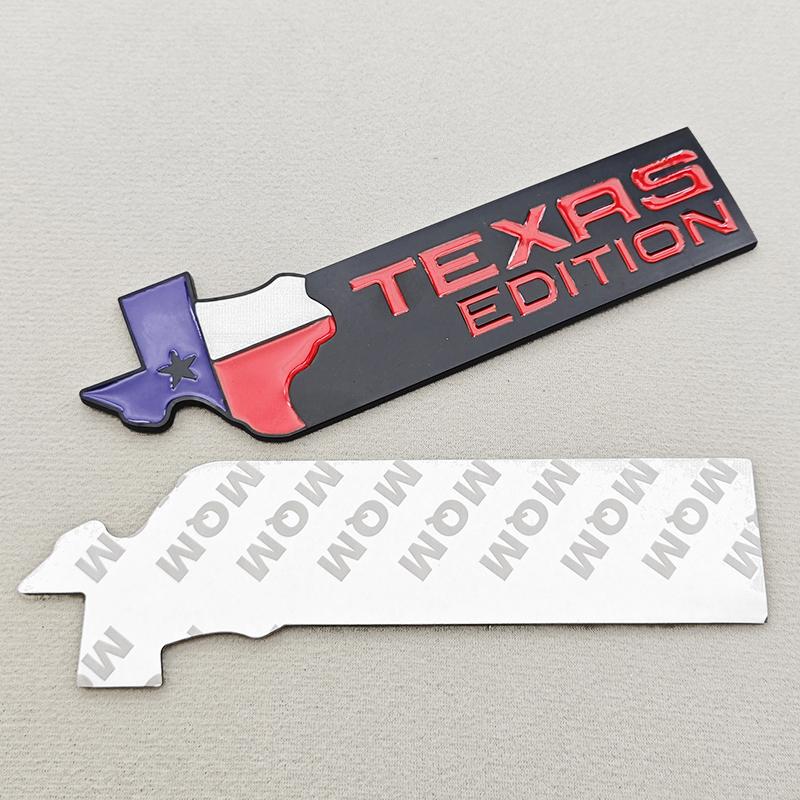 

1pc 3D Metal Car Sticker Logo TEXAS EDITION lone Star Rear Trunk Badg Fender Side Emblem Decals For Chevy GMC SILVERADO SIERRA