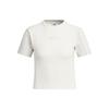 Originals Crop Tops Women's Pink White Crew Neck Moderate IU4847