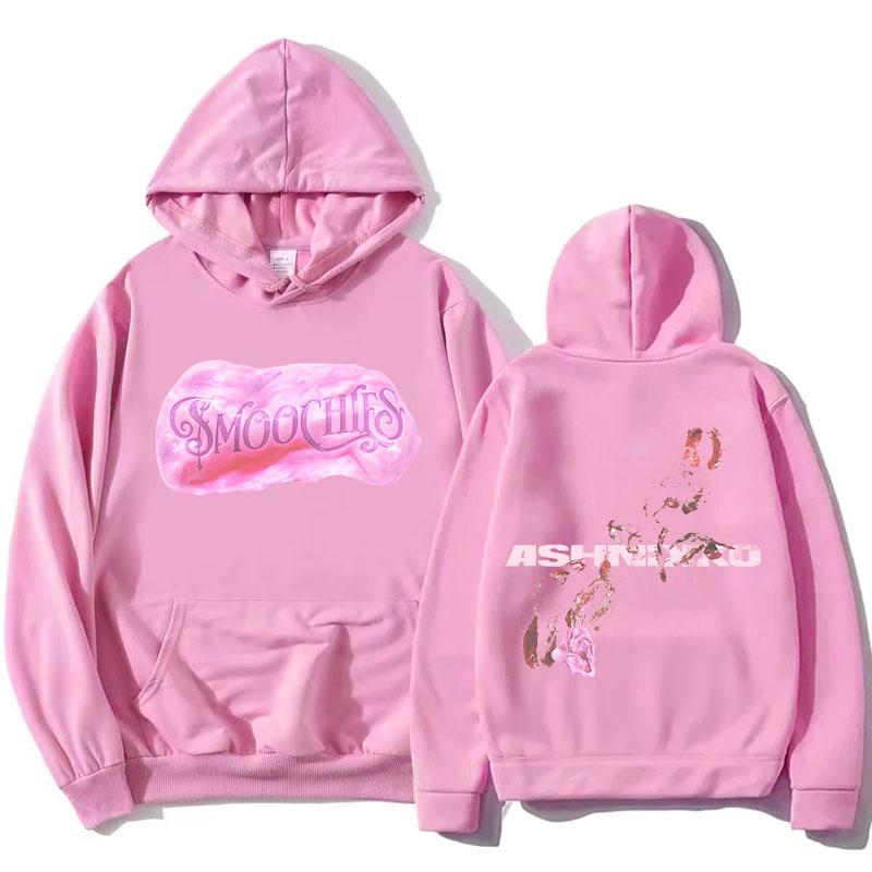 BUCKTOOTH SMOOCHIES MIKINA Ashnikko Grafický Potisk Mikiny Módní Mikiny s Dlouhým Rukávem s Kapucí Streetwear Dámské Oblečení