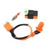 4-Wheel Beach Buggy Scooter ATV CDI Igniter with High-Voltage Coil & A7TJC Spark Plug for GY6 50-150CC