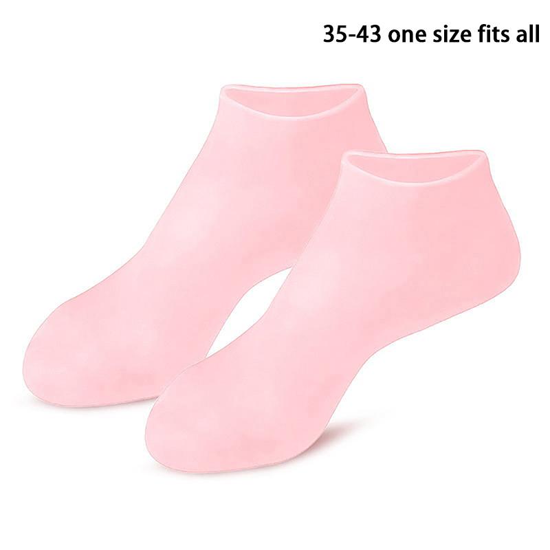 Spa Silicone Socks Moisturizing Gel Socks Exfoliating And Preventing Dryness Cracked Dead Skin Remove Protector Foot Care Tools
