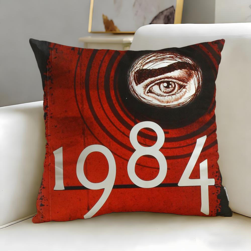 

Классический роман «1984» Наволочка Мягкая Легко стирающаяся Наволочка Универсальная для Дивана Кровати Путешествий и Офиса 30X30cm