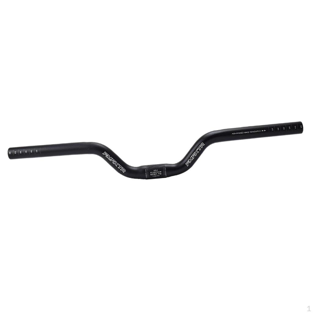 Manubrio per bicicletta in lega di alluminio resistente all'usura multiuso da 25,4 mm per guida all'aperto