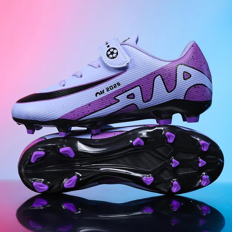 New Children Football Shoes Society Non Slip Cleats Soccer Shoes TF/FG Kids Indoor Professional Football Field Boot Fast Sneaker