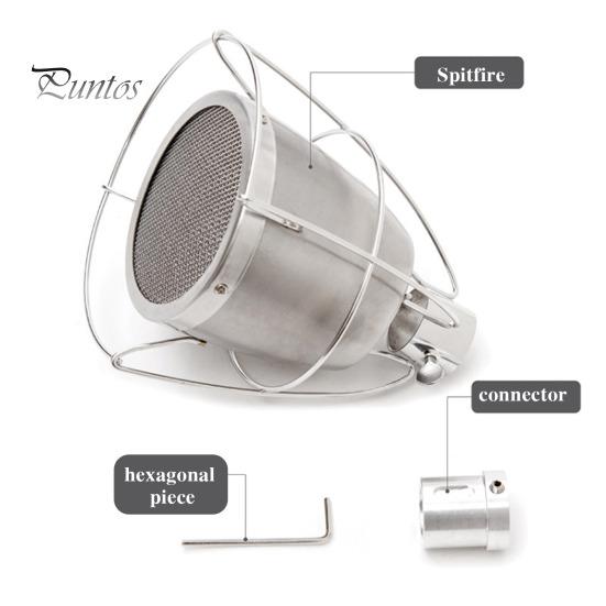 Stainless Steel Culinary Torch Attachment Cooking Torch Connector Outdoor Camping Torch for Home Kitchens Restaurants