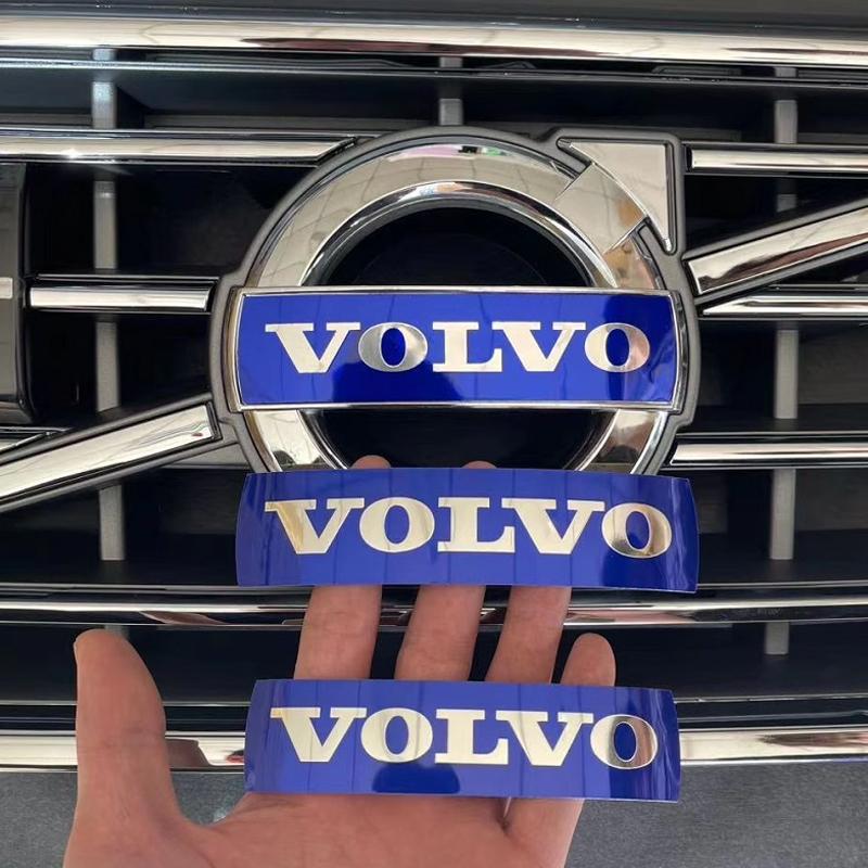 rlcr3 Front Grill Emblem badge Rear Trunk Badge For Volvo T6 S40 S60 S90 XC40 XC60 XC90 V40 V50 V60 V90 T5 T8 AWD C30 C70 S80 V70 XC70