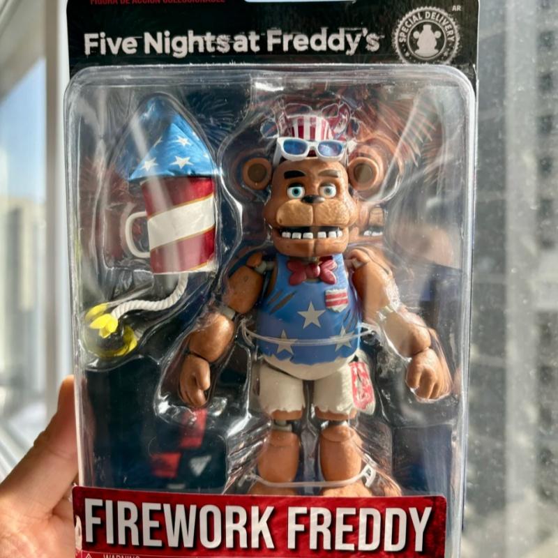 In Stock Merican Commemorative Edition 5 Inch Teddy Bear Articulated Action Figure Collectible Toy Collectors Doll
