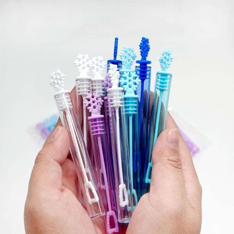 Kids Friendly Christmas Bubble Stick Toy Multi Use Bubble Wand For Outdoor Indoor Play Safe Material No Liquid Included