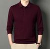 Autumn And Winter 100 Wool Men'S Casual Pure Wool Bottoming Shirt Middle-Aged And Young People Thickened Warm Wool Sweater
