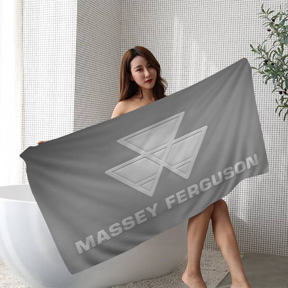 M-Massey F-Ferguson Bath Towel Microfiber Soft Water Absorbing Breathable For Girl Kids Decorative Cartoon Beach Towel