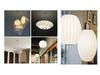 Nordic Modern UFO Fabric Lantern Pendant for Teahouse, Restaurant, or Study - Japanese and Chinese Inspired Decor.