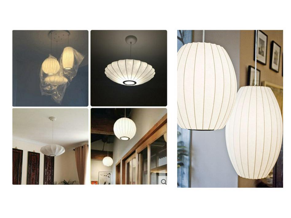 Nordic Modern UFO Fabric Lantern Pendant for Teahouse, Restaurant, or Study - Japanese and Chinese Inspired Decor.