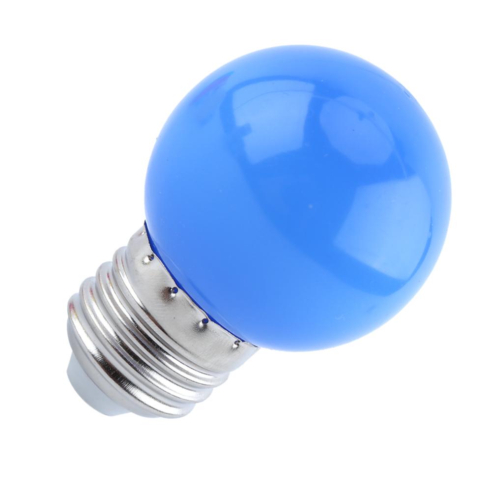 2W E27 Multicolor Round LED   Light Bulb Globe Lamp Home Bar Shop Lighting White