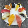 Simulation Fake Sushi Model Keychain Fun Japanese Keychain Rice Ball Salmon Model Sushi Keychain Pendant Food Mold Decoration
