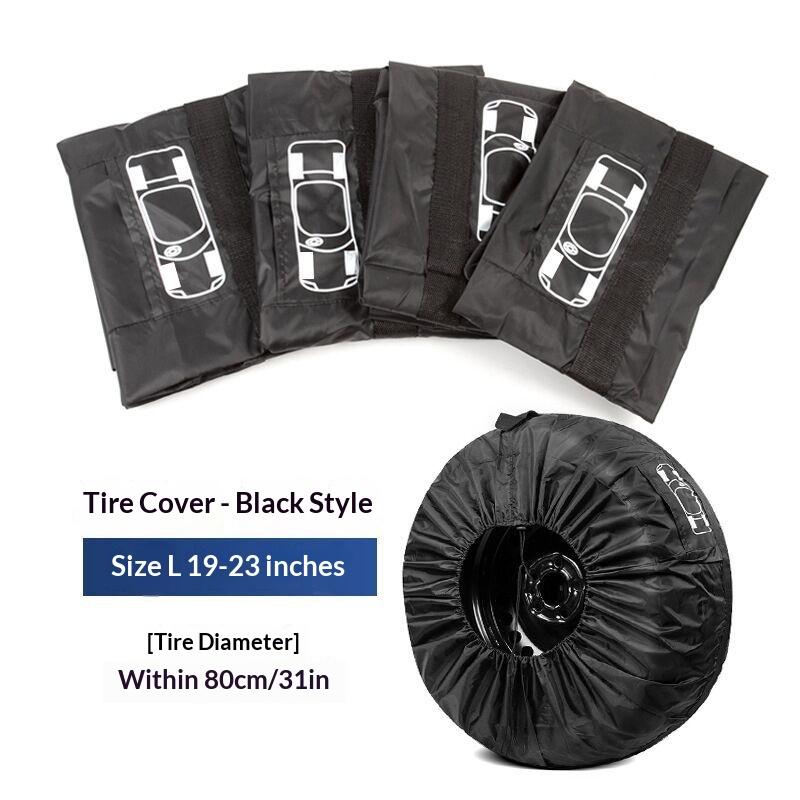 1/4Pcs Car Spare Tire Cover Dustproof Protective Wheel Storage Bag Auto Vehicle Tyre Accessories for Car Styling