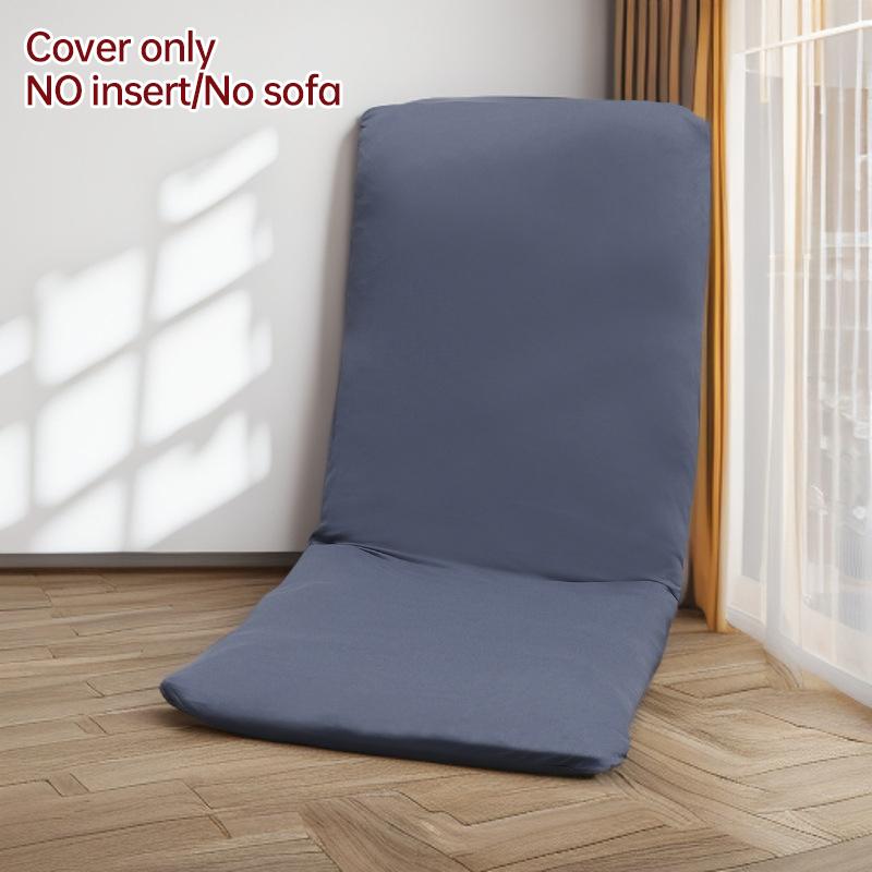 Folding Tatami Seat Cover Single Floor Bed Sofa Slipcover Household Foldable Relax Lounge Recliner Slipcover (Only Cover )