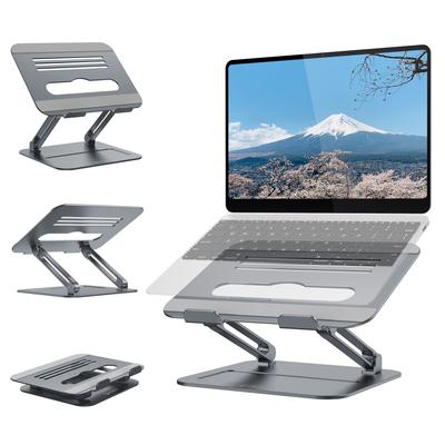 Pewesv Laptop Stepless Aluminum Alloy Excellent Heat 20kg Load Posture Relieves Back and Shoulder Tablet for Zoom Compatible with Macbook and Other