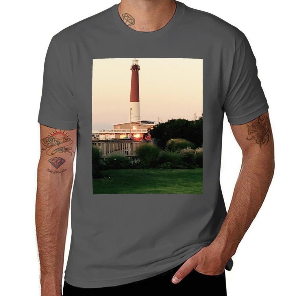 Barnegat Light House Jersey Shore Long Beach Island Nj Tshirt Christmas Theme Tee Top