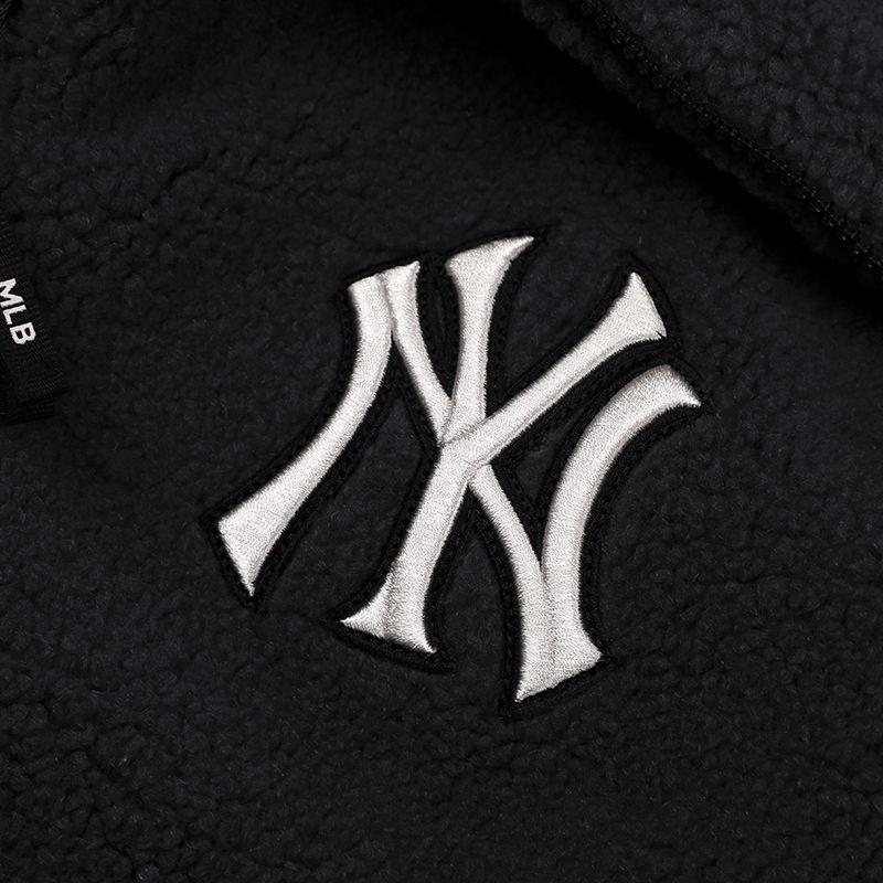 New MLB Velvet Jackets Unisex Black 3AJPF3416-50CGS