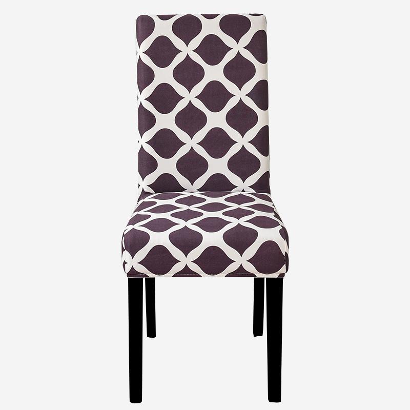 

Чехлы на стулья с принтом, эластичные чехлы на кухонные сиденья, эластичные чехлы на стулья из спандекса для столовой, свадебного отеля, банкета, моющиеся, 1 шт. Universal