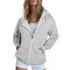 Cross-border 2026 new men's and women's sports hooded sweatshirts, European and American style casual cardigans, zipper-style tops wholesale