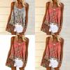 Stylish Women's Swing Vest Sleeveless Cami Top With Flared Ruffle Hem For Plus Sizes