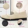 Women's Shoes Summer Hollow Breathable Mesh Shoes Lazy One-pedal Shoes Solid Color Versatile Casual Shoes
