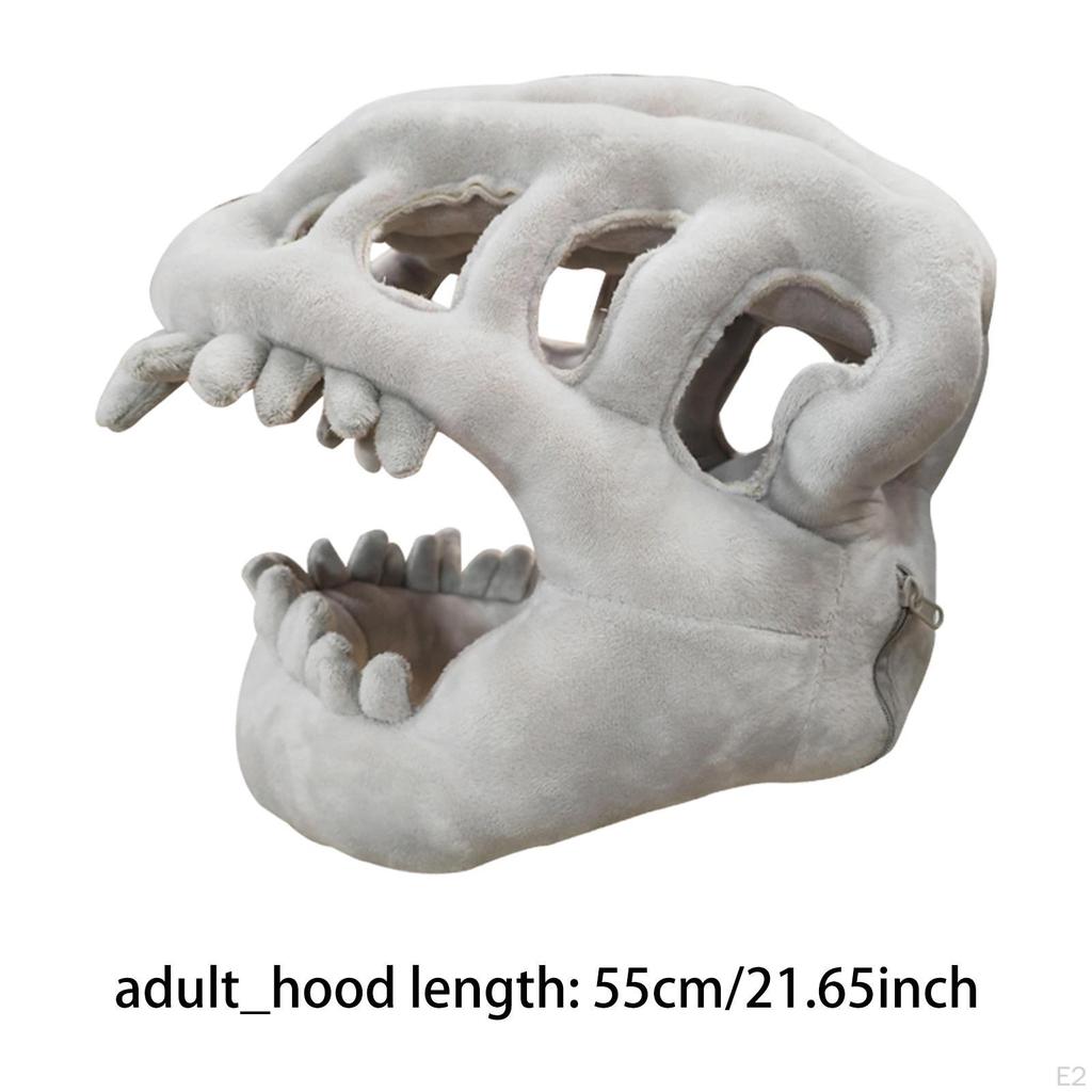 Halloween Dinosaur Skeleton Head Photo Props Christmas Carnivals Toy