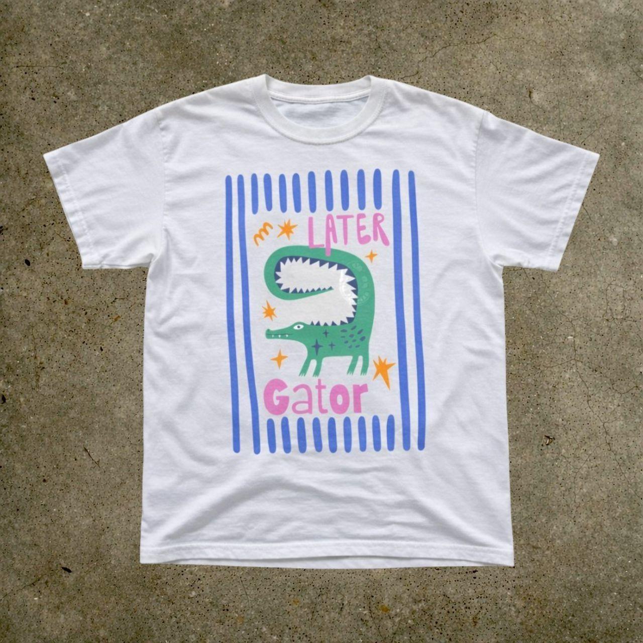 Later gator funny graphic tshirt, vintage funny tshirt Unisex T-Shirt S