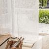 Embossed Jacquard Curtain Window Screen Living Room Bedroom Balcony Blackout White Yarn Light Luxury Modern