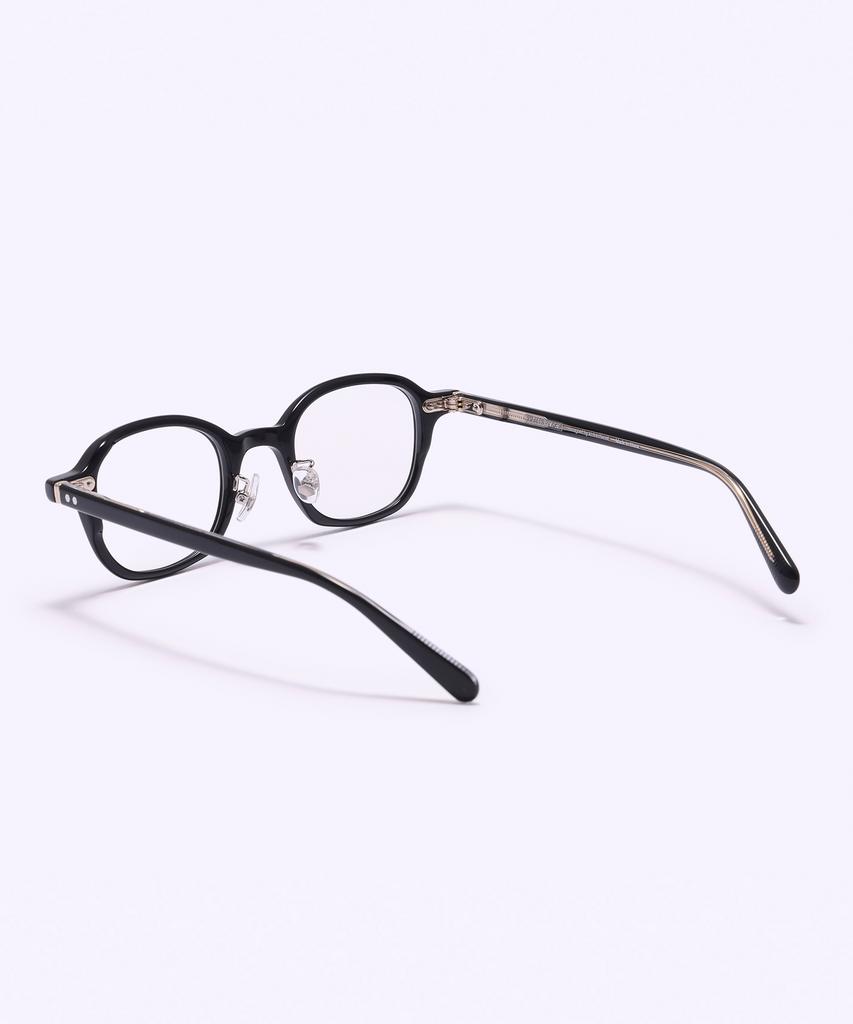 Alloaiweeo [Frame Black] Fbg7409 0920G Black Acetate Eyeglass Frame Blue Light Lens Selection