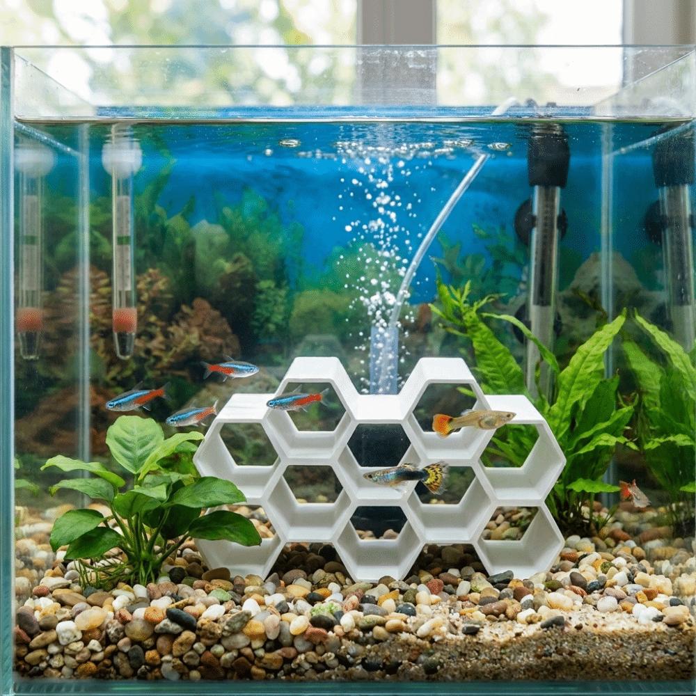 Hollow Out Aquarium Cave Shelter 3D Printed Shrimp Shelter Decorations Shrimp Breeding