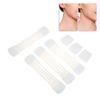 4er-Pack unsichtbare Halsstraffungspflaster mit 20 Lifting-Patches, Halsfaltenentfernungsaufkleber, Gesichtsstraffungsband