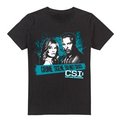 Csi Cross The Line T-Shirt S-2XL, Black