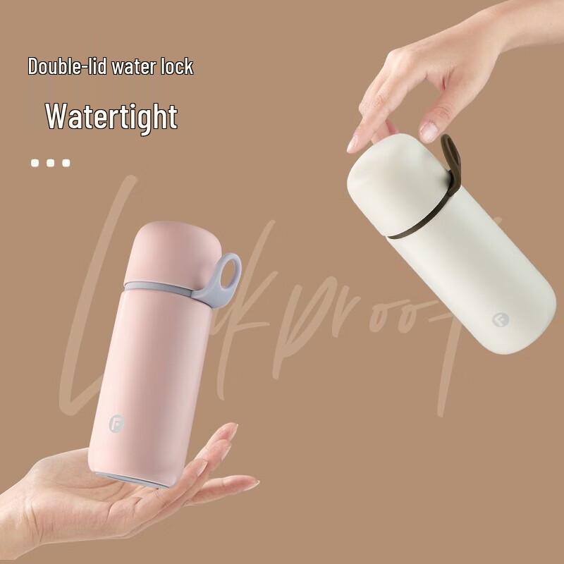 FUGUANG Aesthetic Large Capacity Insulated Water Bottle for Women