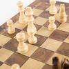 Wood Chess Set Folding Chess Board Game Portable Party Travel Chess Checkers Educational Toy Beginner Chesses Set