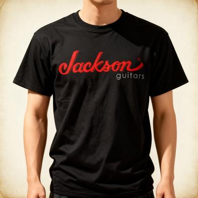 Camiseta Negra Roja Jackson Guitars para Hombre Tallas S a 5XL Camiseta Unisex
