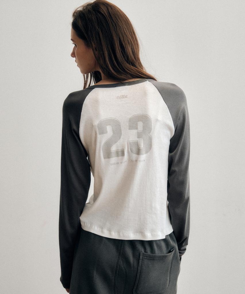 CITTA Raglan Number 23 T-Shirt_Ctt349(6Color)