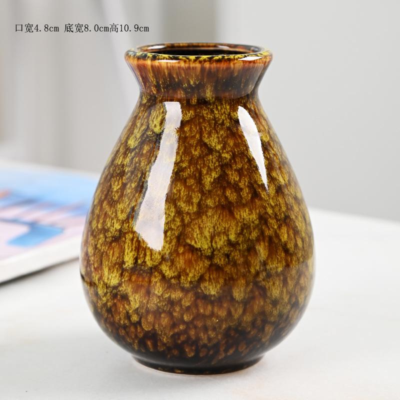 Ceramic Fancy Glazed Flower Vases Exquisite Decor Pieces for Home Elegance With Unique Glazes