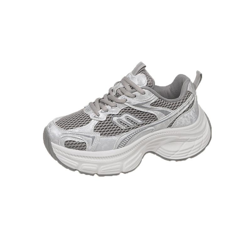 Thick-soled dad shoes women's 2025 autumn new women's shoes are popular, soft soles are not tired, versatile and lightweight soft-soled sports shoes