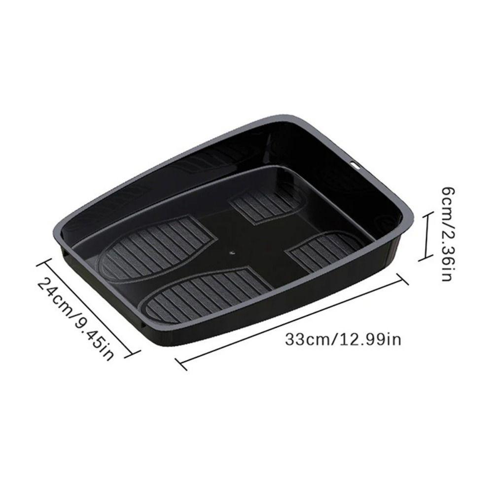 

Multifunctional Car Shoes Storage Tray Tidying Accessory Vehicle Organizer Interior Interior Storage Tray Car Storage чёрный