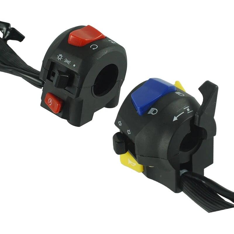 

Пара мотоциклов 7/8 руль, сигнал поворота, фара, электрические переключатели управления запуском, универсальные детали мотоцикла